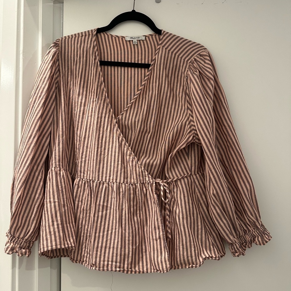 Madewell Wrap Top - XXL